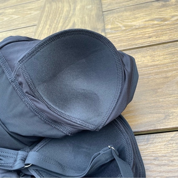 Calvin Klein Tankinni black Shirred Tummy-Control Tankini Top Medium slimming - Picture 5 of 8